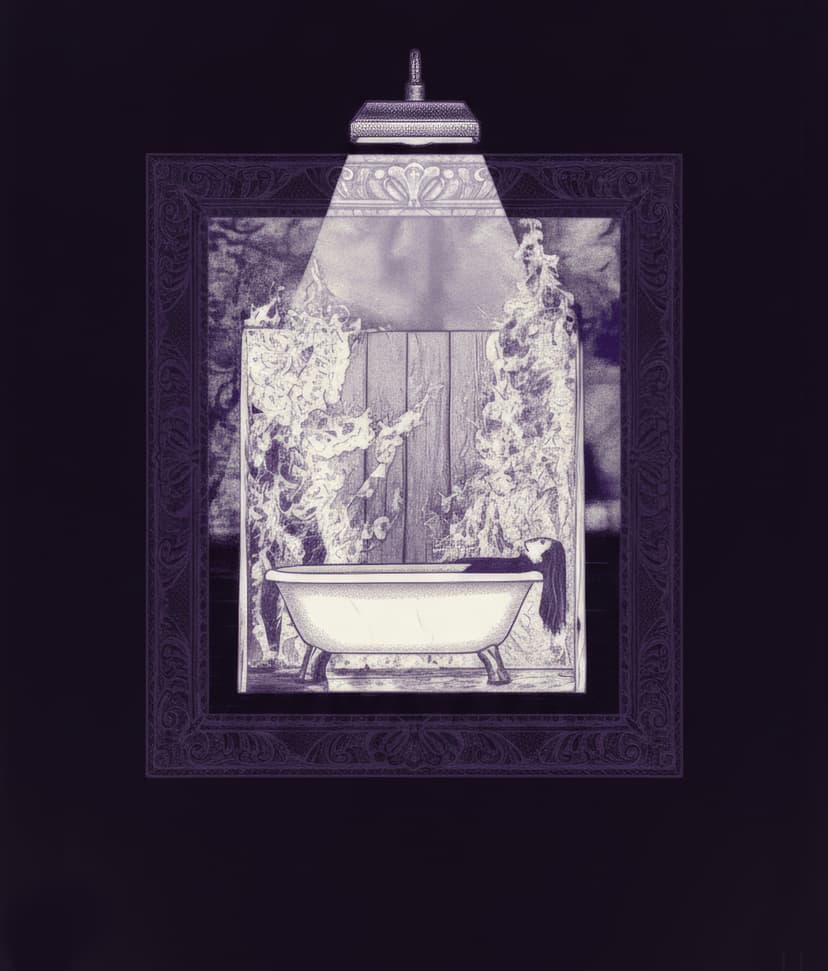 Picture-mounted light example